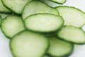 Sliced ​​cucumber
