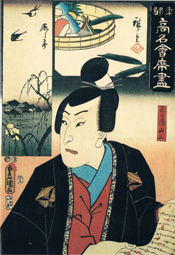 Picture painted by Utagawa Toyokuni III 
